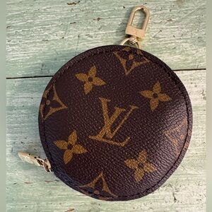 NEW Louis Vuitton Round Zipper Monogram Pouch Coin Purse